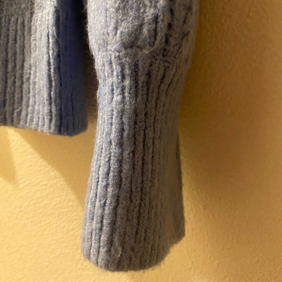 Talbots size Medium Soft Blue Sweater - Picture 3 of 11